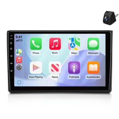 Obrázok produktu pre Android autorádio 9‘’ 64 GB pre Audi A4 B6 B7 2000–2009 CarPlay Android Auto navigácia Bluetooth