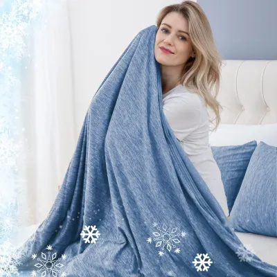 Produktbild von Kühldecke mit Japanischen Q-Max >0,45 Arc-Chill Fasern, 127x178 cm, für die Nacht