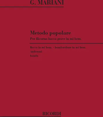 Produktbild von G. Mariani Metodo Popolare Band Music