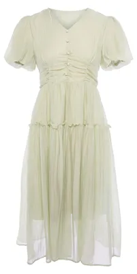 Image de Robe pour femmes DULCEY - verte, taille XXS
