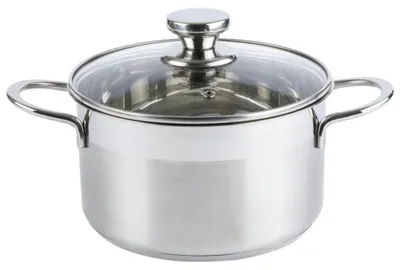 Productafbeelding van Kookpan, diameter ongeveer 18 cm, roestvrij staal