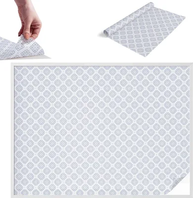 Obrázok produktu pre Ochranná fólia proti pohľadu – 146 x 200 cm – farebné sklo / dizajn vitráže – nepriehľadná a dekoratívna – samolepiaca dekoratívna fólia na sklo – ochrana proti UV žiareniu, jednoduchá montáž – jemné rozety