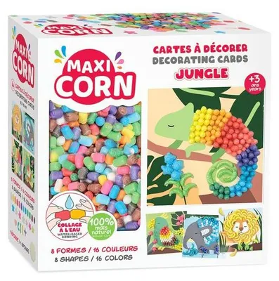 Produktbild von Ludi Mosaik Spielzeug Dschungel Tiere Kreativset biologisch abbaubar
