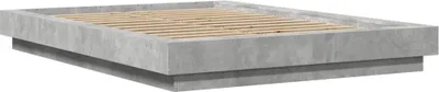 Produktbild von vidaXL Bettgestell Betongrau 140x190 cm Holzwerkstoff