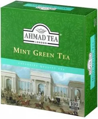 Produktbild von Ahmad Tea - Grüner Mint Tee 100Beutel