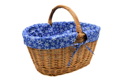 Produktbild von MyBer Einkaufskorb Weidenkorb Flaschenkorb Geschenkkorb geflochten braun BTH 46/33/25-34cm stabiler Tragekorb aus Weide K1-113-SBWW