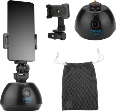 Zdjęcie produktu dla Głowica Follow Yongnuo Yn360G Black Do Stream Vlog