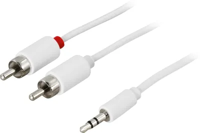 Obrázek produktu pro Deltaco MM-143B, 3.5mm, Samec, RCA, Samec, 10 m, Bílá