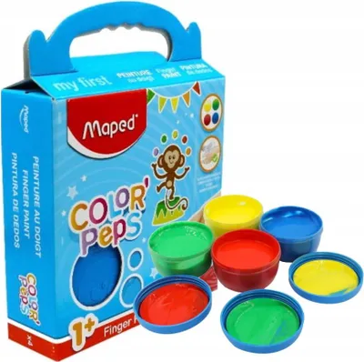 Produktbild von Maped M812510, Blau, Grün, Rot, Gelb, Waschbar