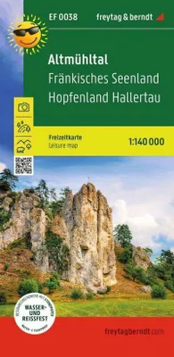 Obrázok produktu pre Altmühltal, rekreačná mapa 1:140 000, freytag & berndt