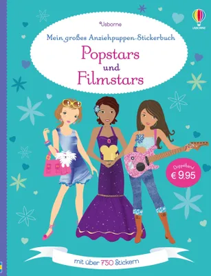 Produktbild von Mein großes Anziehpuppen-Stickerbuch: Popstars und Filmstars