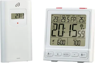 Produktbild von Auriol Funk Temperaturstation mit Funksensor, weiß