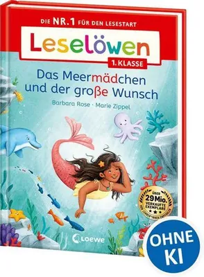 Obrázek produktu pro Leselöwen 1. Klasse - Das Meermädchen und der große Wunsch