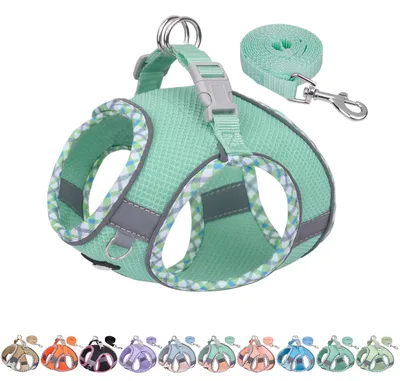 Imagen del producto de Arnés para perros pequeños, ligero, de malla, reflectante, talla XXXS, para cachorros