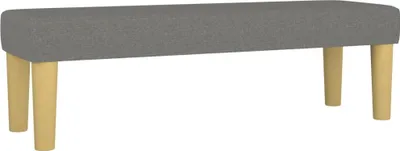 Obrázek produktu pro vidaXL Lavice tmavě šedá 100x30x30 cm Látka
