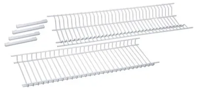 Zdjęcie produktu dla Sauvic Zestaw suszarek do naczyń do zabudowy 75 cm srebrny  Srebrny Jeden rozmiar