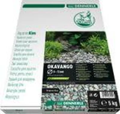Image de Dennerle 5 kg de gravier naturel Plantahunter River 8-12 mm - gravier pour aquarium, terre de fond pour aquarium