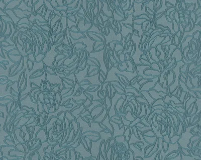 Imagen del producto de EDEM 9040-28 Papel pintado floral brillante azul 10,65 m2