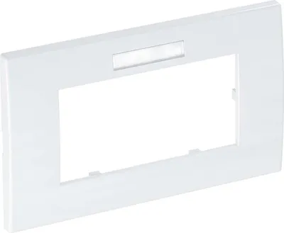 Obrázek produktu pro Krycí rámeček 2x 84x140mm čistě bílý - Rámeček 2-násobně bílý AR45-BF2 RW