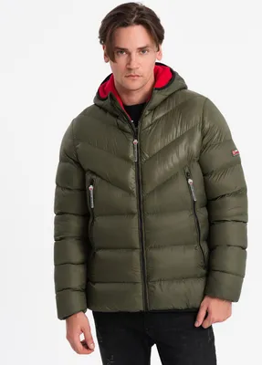 Produktbild von Ombre Clothing Winterjacke für Männer Weeriwirri dunkles oliv XL