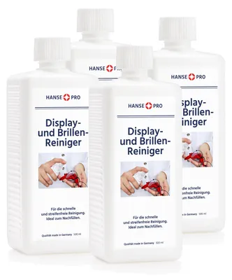 Produktbild von HANSE PRO Display- & Brillen-Reiniger 500ml (4er Pack)