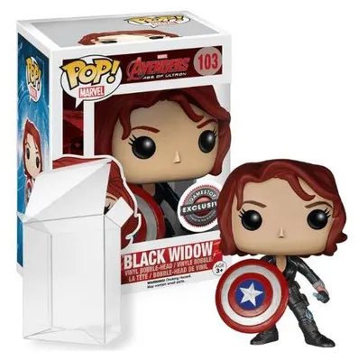 Immagine prodotto di FUNKO BOBBLE HEAD POP MARVEL CAPITAN AMERICA CIVIL WAR BLACK WIDOW FIGURINA NUOVA Funko