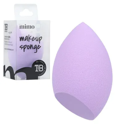 Productafbeelding van MIMO Make-up spons in de vorm van een olijf, paars, 38x65mm