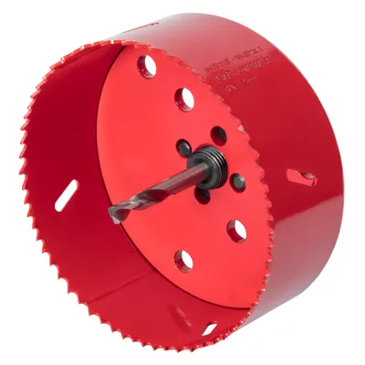 Zdjęcie produktu dla otwornica wolfcraft 112 mm bimetal czerwona 5496000