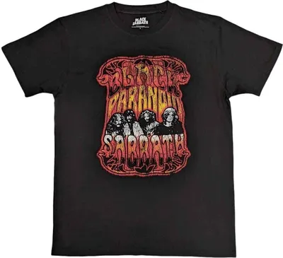 Produktbild von Black Sabbath Paranoid Psych Black 2XL T-Shirt