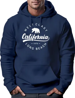 Produktbild von Hoodie Herren California Republic Kapuzen-Pullover Männer Neverless® navy L