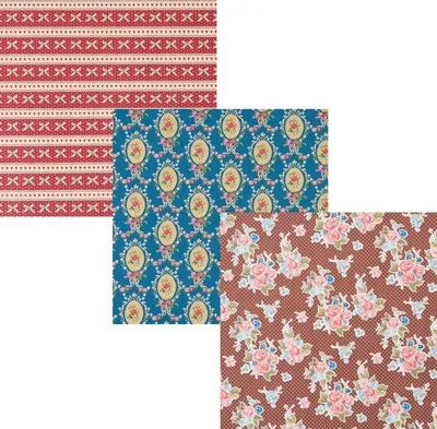 Productafbeelding van Assortiment 1 luxe kadopapier cadeaupapier inpakpapier - 200 x 70 cm - 3 rollen