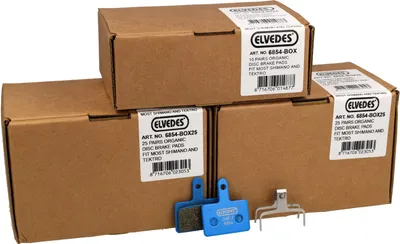 Zdjęcie produktu dla Klocki hamulcowe Elvedes 6854 niebieskie (60 sztuk)