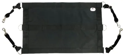 Pferdeboxen-Schutzgitter 1200D 29"x19" Schwarz