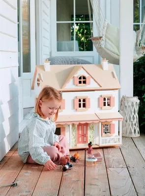 Zdjęcie produktu dla Tender Leaf Toys Landhaus Humming Bird (mit Veranda und Blumenranken) 7508127
