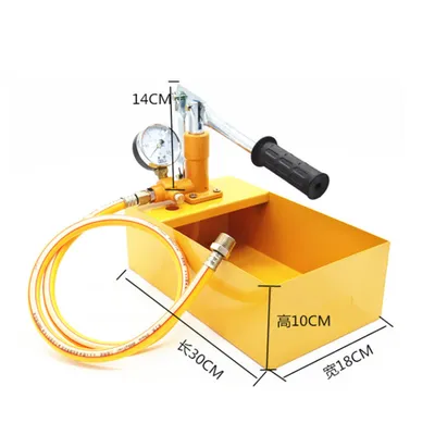 Obrázok produktu pre Hliníkový 2,5 MPa 25KG Wasser-Drucktester Manuelle Hydraulikpr��fpumpe mit