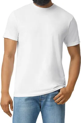 Produktbild von Gildan 67000 | Softstyle® CVC Adult T-Shirt S bis 4XL - Farbe: White - Größe: 3XL