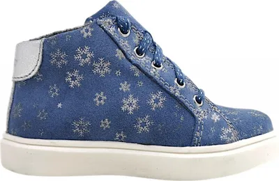 Imagen del producto de Richter: Botas de cordones para niñas, color azul, para uso diario