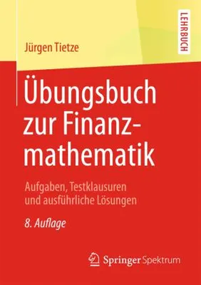 Obrázok produktu pre Übungsbuch zur Finanzmathematik