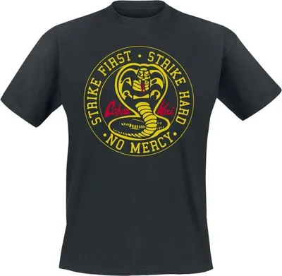 Produktbild von Cobra Kai T-Shirt Herren Cobra Kai Round Patch schwarz 5XL
