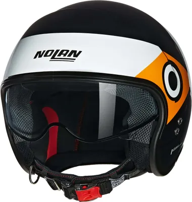 Produktbild von Nolan N21 06 Onirico Jethelm, schwarz/weiß/orange, XL (61)