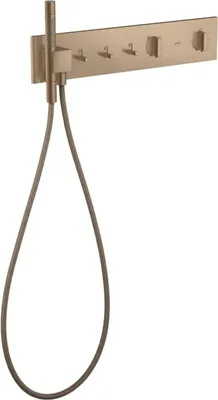 Produktbild von Thermostatmodul AXOR ShowerComposition UP 540 / 110 3 Verbr brushed red gold brushed red gold