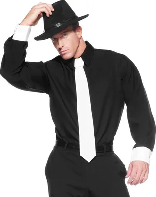 Produktbild von Gangster Shirt und Krawatte Größe: XXL