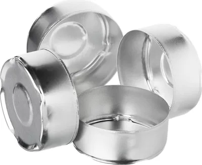 Productafbeelding van 1000 stuks standaard waxinelichthoesjes Ø 37,5mm voor waxinelichtjes aluminium kaarsenhoes leeg waxinelichtdoosje DxH 3,75x1