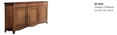 Produktbild von Kommode Anrichte Sideboard Braun Sideboards Massiv Holz Schrank Möbel Kommoden