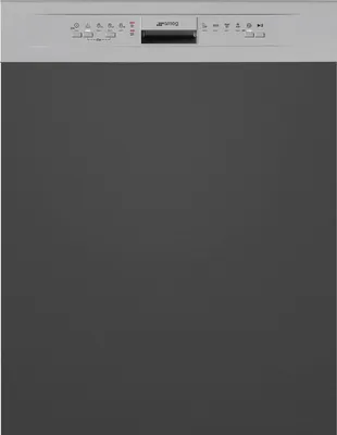 Produktbild von Smeg PL252CSDE Einbau-GeschirrspÃ1/4ler, Silber, 59,8 cm Breite, 13 Maßgedecke, 4 Temperatureinstellungen, 5 Programme, , 8,5 Liter/Programm, 73 kWh/100 Zyklen, 45 dB, Startzeitvorwahl, Wasserauslaufschutz