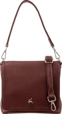 Produktbild von Prato S035-G genarptes PolyurethanUmhängetasche Handtasche burgundy