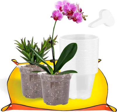 Productafbeelding van Famanu Kweekpotten Set, 30 stuks - Inclusief plantmat en etiketten