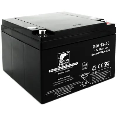Produktbild von Batterie Stand by Bull 12 Volt 26 Ah GIV 12-26