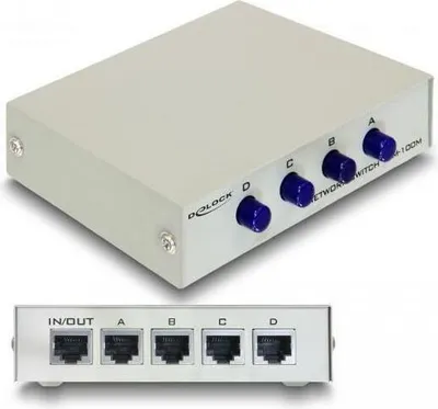 Productafbeelding van DeLOCK 87588 DeLOCK bidiretionaler Switch 4-fach