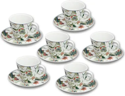 Produktbild von Espressotassen, Karlsbader Porzellan, Tom Garten, 6 Stück